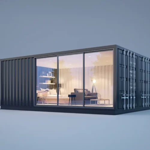 Całoroczny kontener mieszkalny z kuchnią i łazienką