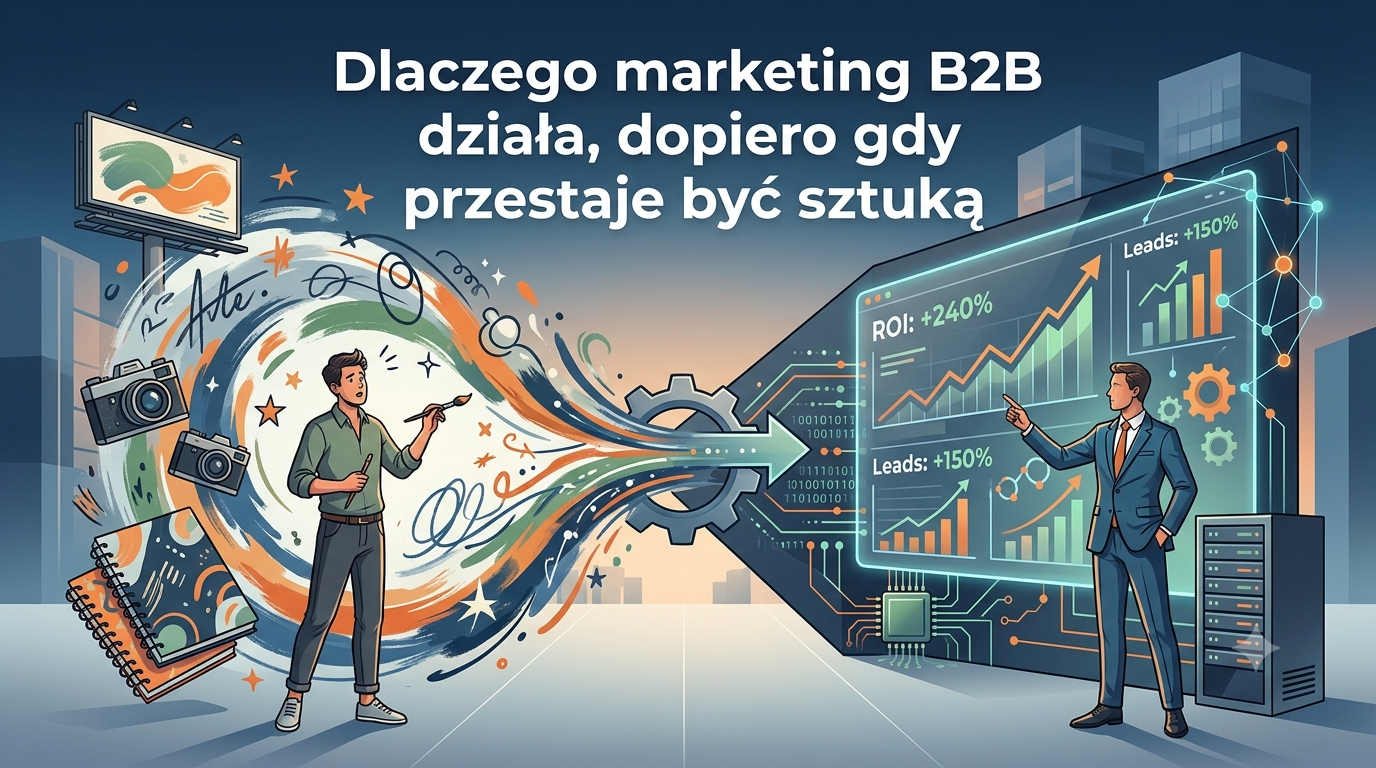 Dlaczego marketing B2B działa, dopiero gdy przestaje być sztuką